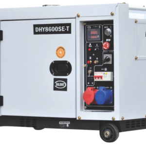 Generator de curent trifazat cu motor diesel Hyundai DHY8600SE-T