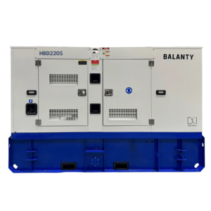 Generator de curent trifazat cu motor diesel Balanty by Hyundai HBD220S, 176 kW
