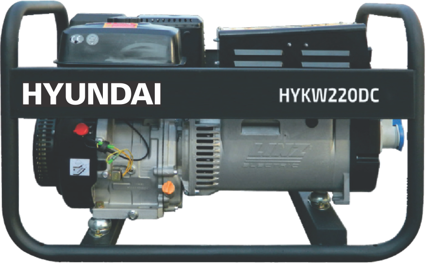 Generator de curent monofazat cu sudura Hyundai HYKW220DC-M