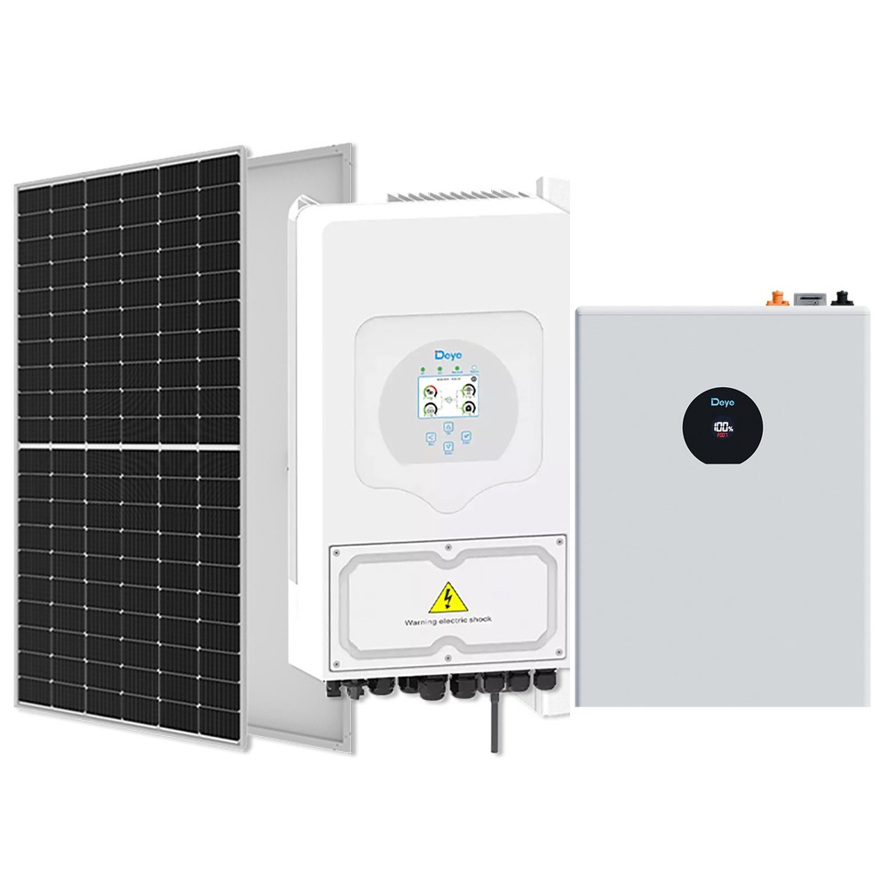 Sistem Fotovoltaic 8 kW DEYE Monofazic cu Acumulator 5 kW LFP – montaj echipe proprii + dosar prosumator incluse