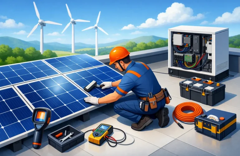 Mentenanță pentru sisteme fotovoltaice eficientă