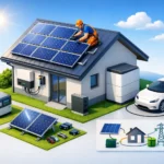 Sistem fotovoltaic cu montaj inclus explicat