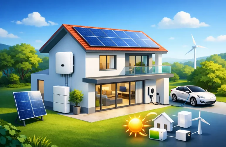 Sistem fotovoltaic Huawei pentru casa ta