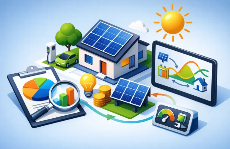 Cum calculezi autoconsumul fotovoltaic corect