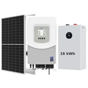 Sistem Fotovoltaic Deye 6 kW Monofazic cu Acumulator 16 kWh – Ofertă