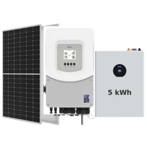 Sistem Fotovoltaic 6 kW DEYE Monofazic cu Acumulator 5 kW LFP – montaj echipe proprii + dosar prosumator incluse