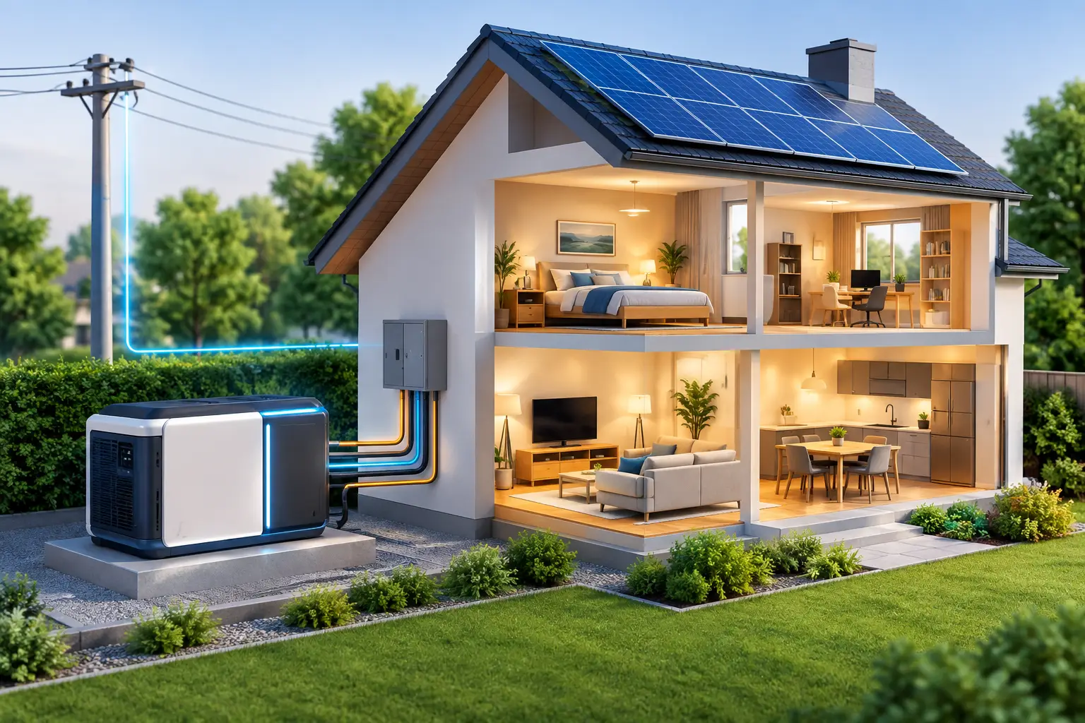 Configurare backup electric pentru locuință