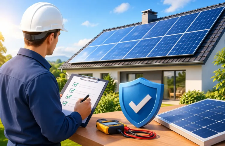 Garanție panouri fotovoltaice - ce verifici