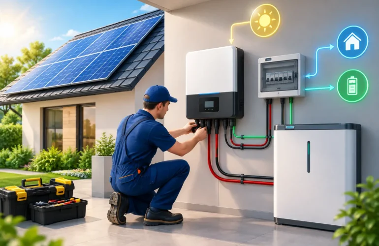 Punere în funcțiune invertor solar corectă